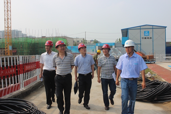 詹先豪、楊曉彬一行到濱湖項(xiàng)目指導(dǎo)工作